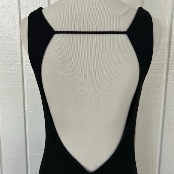Moda Intl Women Sleeveless Y2k Dress Black Cocktail Party Backless Size Medium - Picture 6 of 8